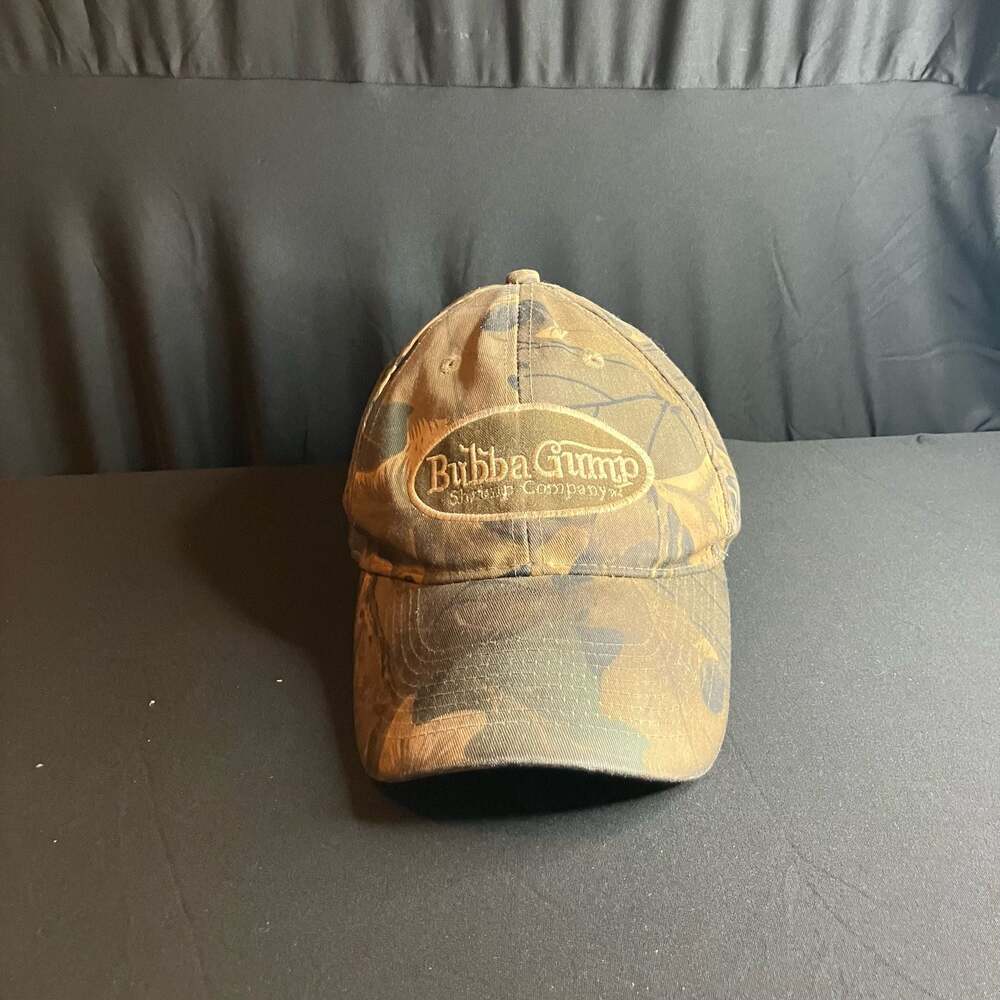 Bubba Gump Shrimp Co. Cancun Embroidered Camouflage Baseball Cap Strapback Hat